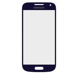 Переднее стекло Samsung I9190 Galaxy S4 mini, I9192 Galaxy S4 Mini Duos, I9195 Galaxy S4 mini синее 06566 фото