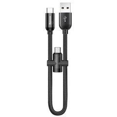 Кабель Baseus U-Shaped Type-C + micro USB 2.4A (0.23m) Black (CAMUTC-01) 18072 фото