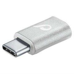 OTG Перехідник Cellularline Type-C сріблястий 15013 фото