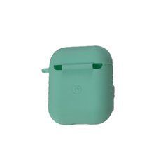 Чехол для наушников AirPods с карабином Premium Mint Green 26972 фото