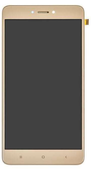 Дисплей для Xiaomi Redmi Note 4X Snapdragon 625 золотой и с рамкой белого цвета 08308 фото