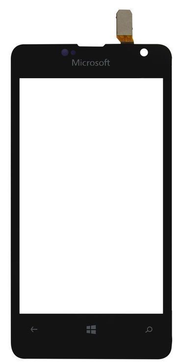 Сенсор (тачскрин) Microsoft (Nokia) Lumia 430 (RM-1099) черный 01519 фото