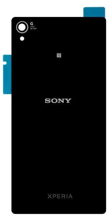 Задняя крышка для Sony D6603, D6633, D6643, D6653 Xperia Z3 черная 05782 фото