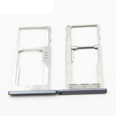 Тримач SIM-картки та картки пам'яті Meizu M2 Note сірий 07919 фото