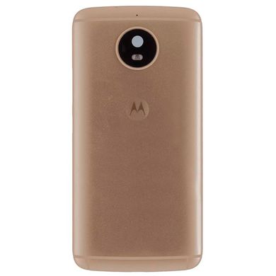 Задняя крышка для Motorola Moto G5S (XT1794, XT1792, TX1799-2) золотая со стеклом камеры Оригинал Китай 21135 фото