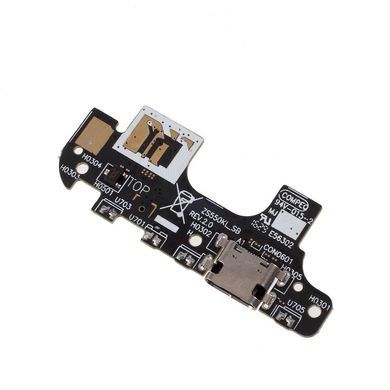 Нижняя плата для Asus ZenFone 3 Deluxe (ZS550KL) Z01FD с разьемом зарядки и микрофоном 09756 фото