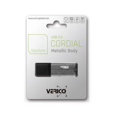 Флеш память Verico USB 16Gb Cordial серый 13962 фото