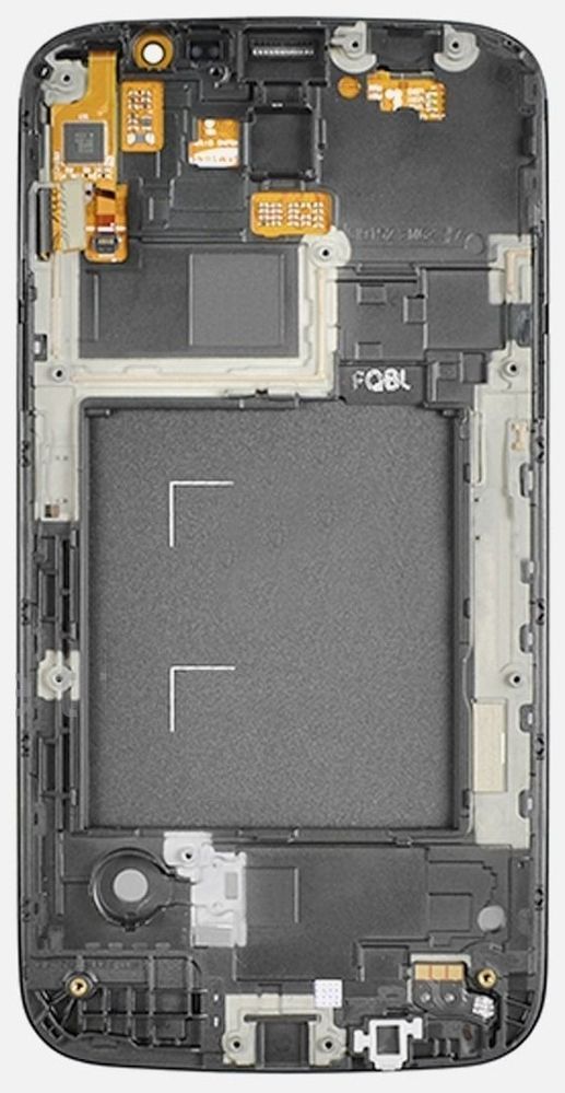 Дисплей для Samsung i9150 Galaxy Mega, i9152 Galaxy Mega с рамкой синий 02533 фото