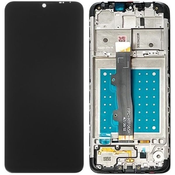 Дисплей для Motorola XT2097 Moto E7i Power, Moto E7 Power (2021) с рамкой черный Оригинал Китай 27175 фото