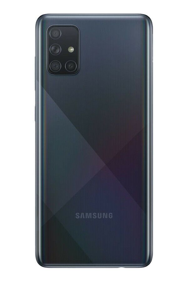 Задняя крышка для Samsung A715F Galaxy A71 черная, со стеклом камеры, Оригинал Китай 22854 фото
