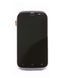 Дисплей HTC Desire V T328w чорний з рамкою сріблястий 06104 фото 1