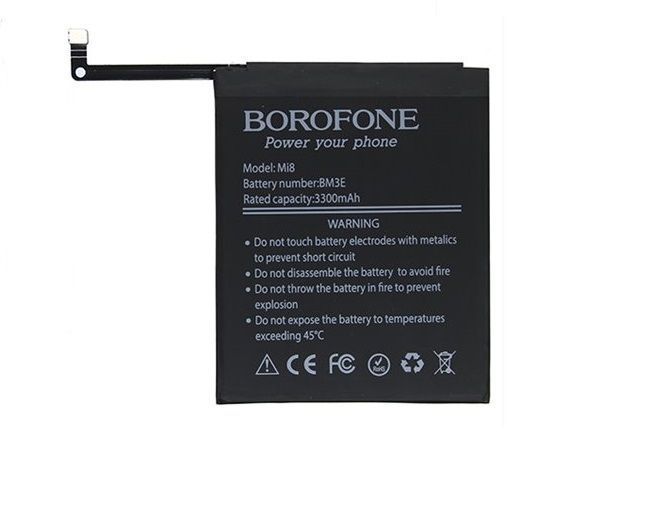 Аккумулятор BM3E Borofone для Xiaomi Mi 8 3300 mAh 27755 фото