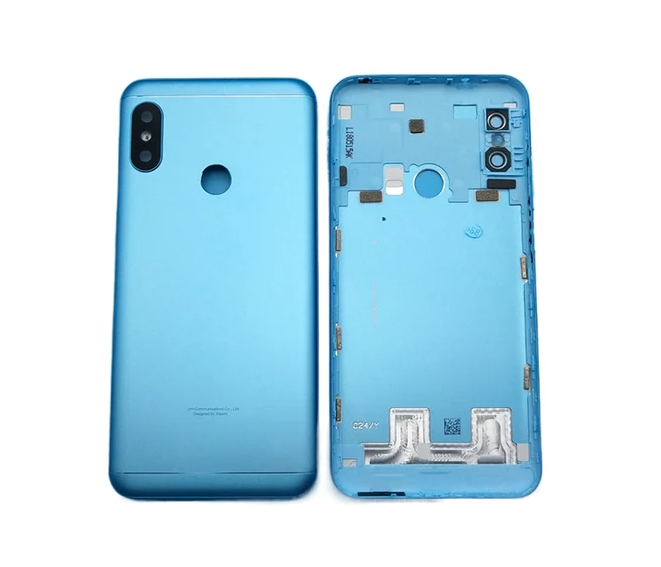 Задня кришка для Xiaomi Mi A2, Mi 6X блакитна 05989 фото