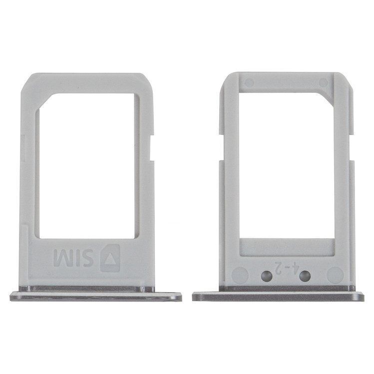 Держатель Sim-карты для Samsung G928 Galaxy S6 Edge Plus черный 09147 фото