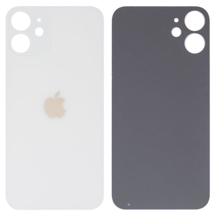 Задня кришка для Apple iPhone 12 Mini, біла, Оригінал Китай, з великим отвором для камери 24349 фото