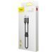 Кабель Baseus U-shaped Portable Type-C/Lightning (0.23 метра) (CALUTC-01) черный 20459 фото 1