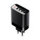 Мережевий зарядний пристрій Baseus Mirror Lake Digital Display Travel Charger 30W 4USB (CCJMHB-B01) чорний 20358 фото 2