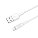 Кабель Hoco X25 (1 метр) MicroUSB белый 20186 фото 2