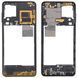 Рамка корпусу Samsung A225 Galaxy A22 4G чорна 33672 фото 1