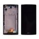 Дисплей для LG H500 Magna Y90, H502 Magna Y90 с рамкой черный 08113 фото