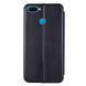 Чехол-книжка Premium Case под кожу Oppo A12 (2020) черный 21857 фото 2