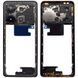 Рамка корпусу Infinix Note 30 X6833B, X6716B чорна, Obsidian Black зі склом камери 33569 фото