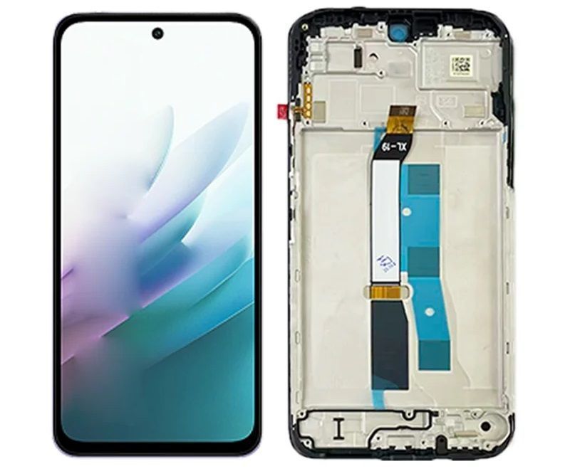 Дисплей для Xiaomi Redmi 15 4G Global, Poco M7 4G 166 mm с рамкой черный Хайкопия 32112 фото