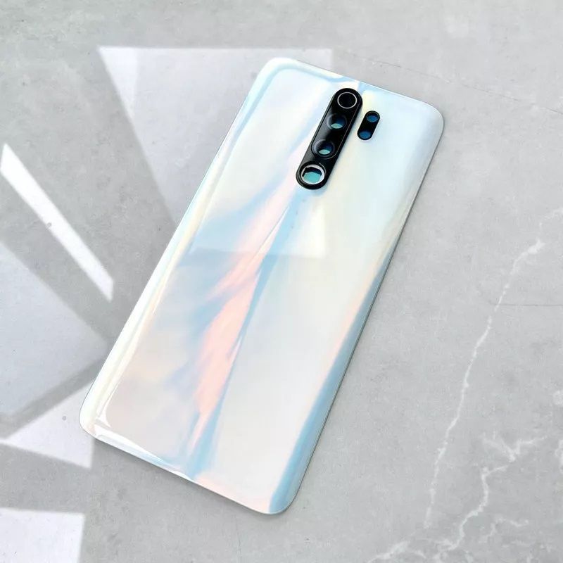 Задняя крышка для Xiaomi Redmi Note 8 Pro со стеклом камеры, стекло, белая Оригинал Китай 29426 фото