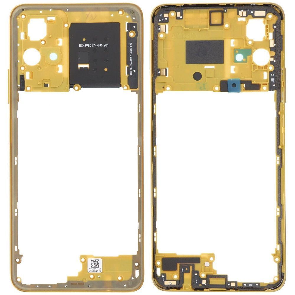 Рамка корпусу для Xiaomi Poco M4 Pro 5G 21091116AG, MZB0BGVIN жовта, Poco Yellow 32420 фото