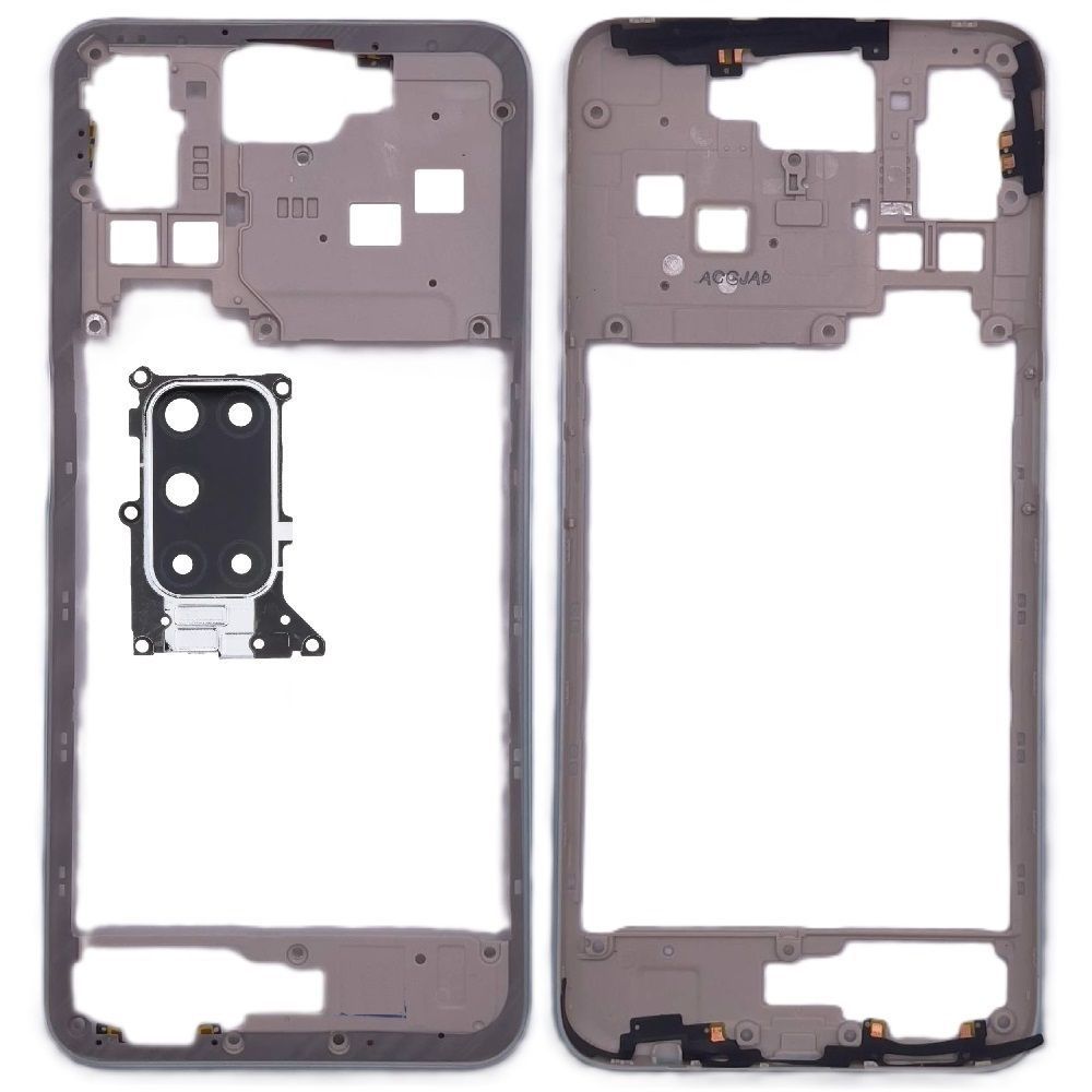 Рамка корпусу Oppo A52 CPH2061, A72 CPH2067, A92 CPH2059 біла, Stream White зі склом камери 33622 фото