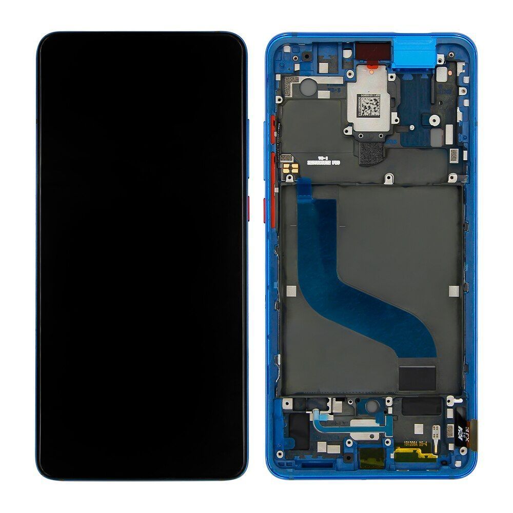 Дисплей для Xiaomi Mi9T, Mi 9T, Mi 9T Pro, Mi9T Pro, Redmi K20, Redmi K20 Pro с рамкой синий Glacier Blue, OLED 22054 фото