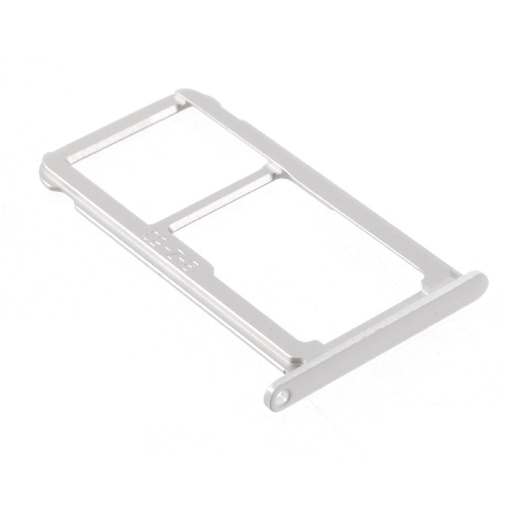 Держатель Sim-карты и карты памяти Huawei P10 (VTR-L09, VTR-L29) серебристый 10389 фото
