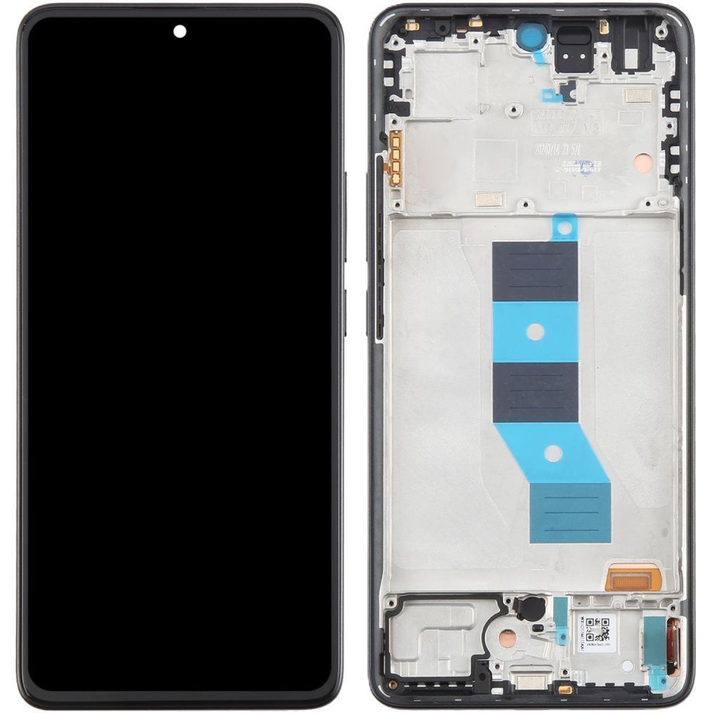 Дисплей для Xiaomi Redmi Note 14 5G с рамкой черный OLED Хайкопия, 159,6мм 31811 фото