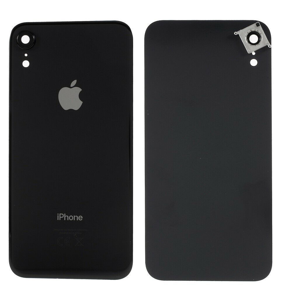 Задняя крышка для Apple iPhone XR черная, Оригинал Китай, со стеклом камеры 17058 фото
