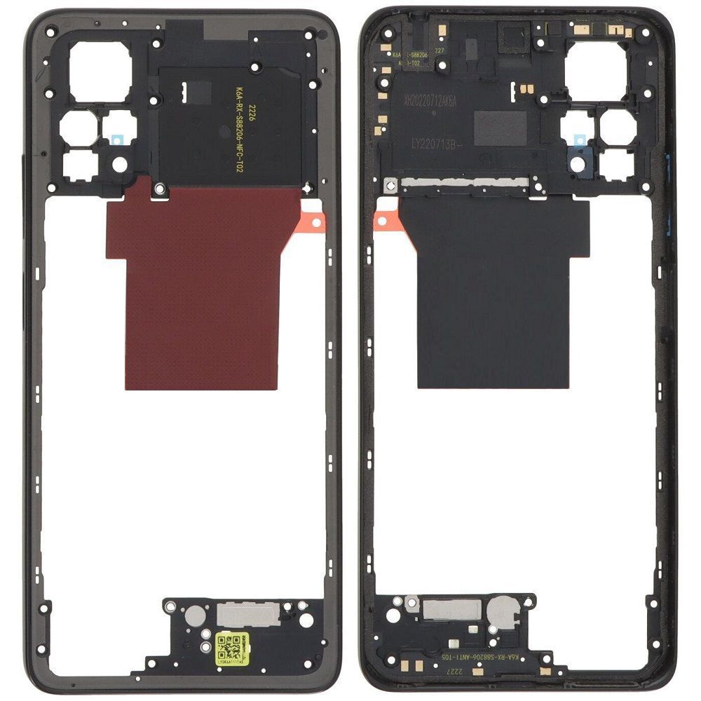 Рамка корпусу для Xiaomi Redmi Note 12 Pro 4G сіра, Graphite Gray 31613 фото