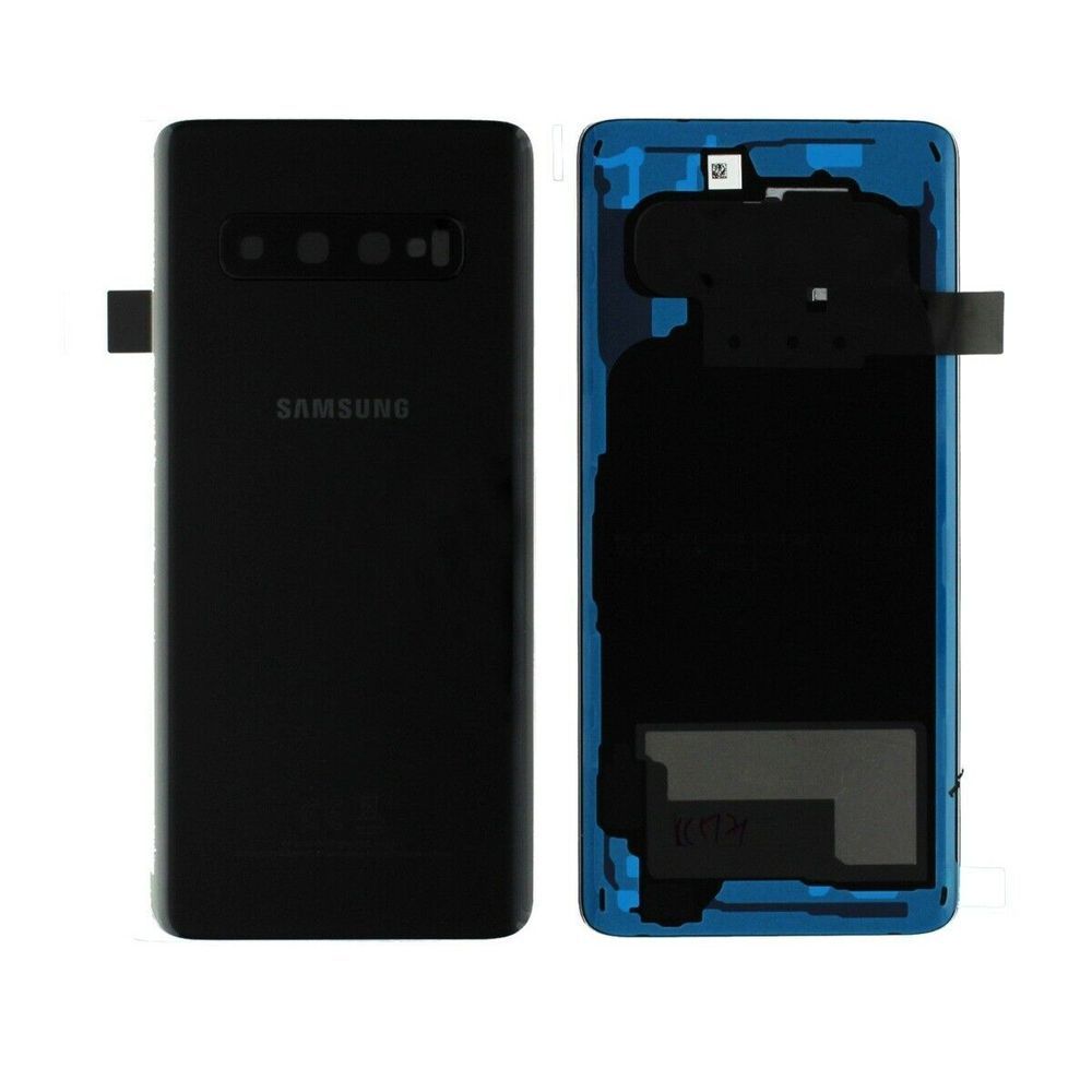 Задняя крышка для Samsung G973 Galaxy S10 черная Оригинал Китай, со стеклом камеры 24406 фото