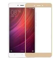 3D Защитное стекло для Xiaomi Redmi Note 4 золотистое 12383 фото