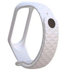 Ремешок Xiaomi для Mi Band 3, Mi Band 4 Fluted Белый 14092 фото