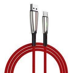 Кабель Joyroom Time S-M399 LED microUSB 1.5m 3A Red 15578 фото