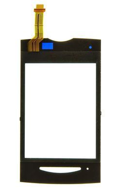 Сенсор (тачскрин) Sony Ericsson W150i Yendo черный 00570 фото