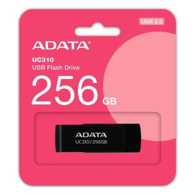 Флеш пам'ять A-DATA USB 3.2 UC310 256GB чорний 19740 фото