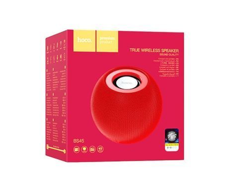 Портативная Bluetooth колонка Hoco BS45 красная 25791 фото