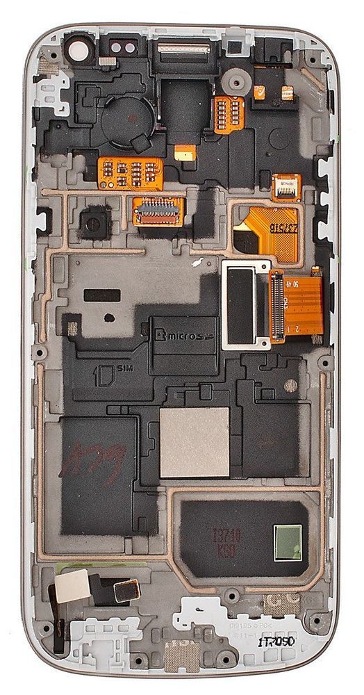 Дисплей для Samsung i9190 Galaxy S4 mini с рамкой белый 02534 фото