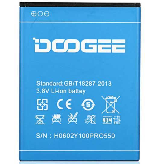 Аккумулятор Doogee Y100 Pro Valencia 2 2200mAh 07513 фото