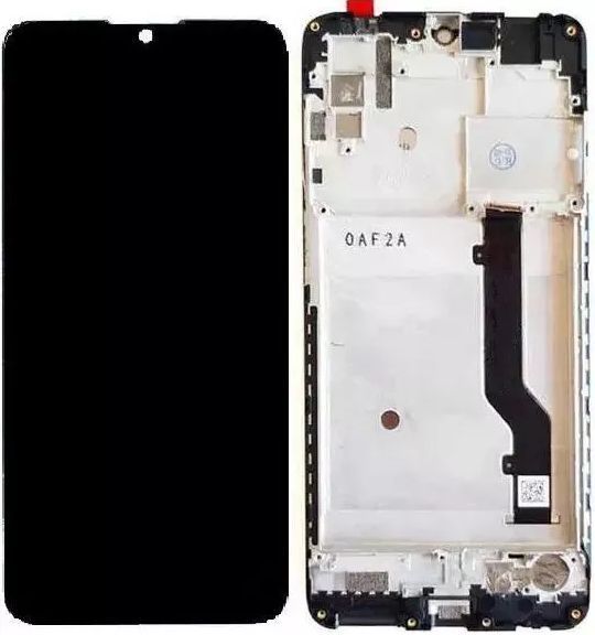 Дисплей для ZTE Blade A7S 2020 A7020 FPC-T65PTS02CVOF с рамкой черный 28925 фото
