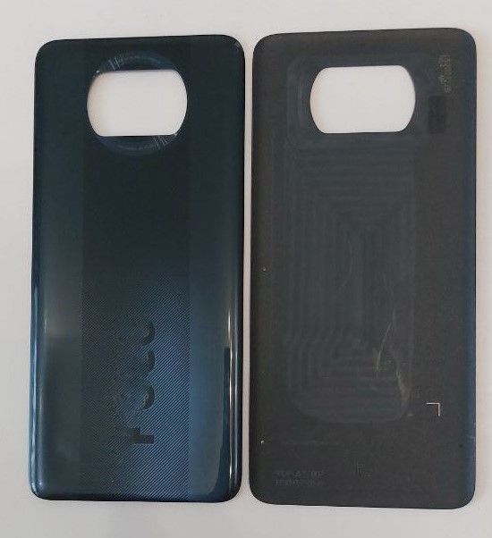 Задняя крышка для Xiaomi Poco X3 Pro 48MP серая 08338 фото