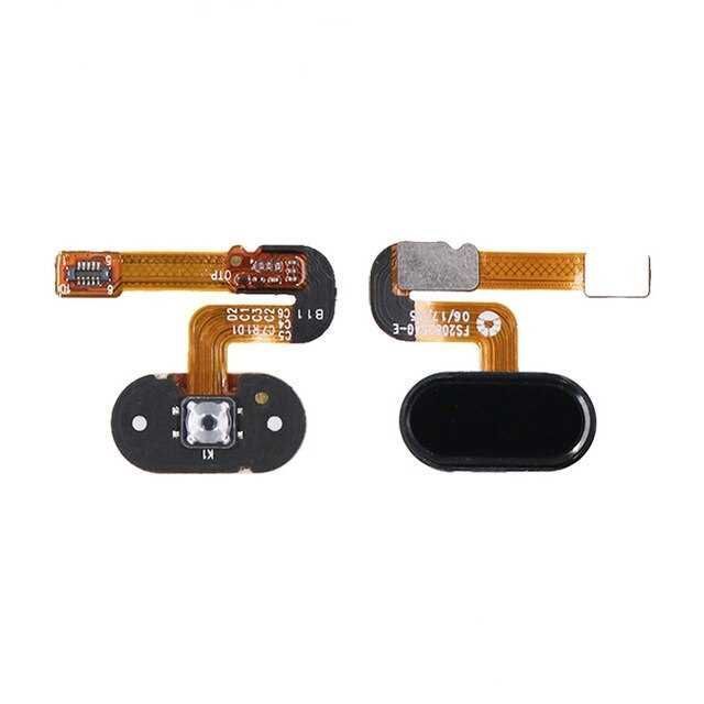 Шлейф для Meizu M6 M711H, M711M, M711Q з кнопкою меню (Home), чорного кольору 18473 фото