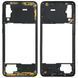 Рамка корпуса Samsung A705 Galaxy A70 черная 33823 фото