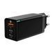 Сетевое зарядное устройство Baseus GaN Quick Travel Charger 65W (2 Type-C + 1 USB) (CCGAN-B01) черный 20359 фото 2