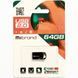 Флеш память Mibrand USB 2.0 Hawk 64Gb Black 26918 фото 2